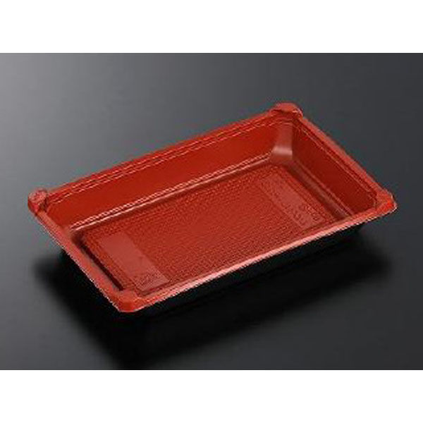 中央化学 どんぶり容器 CT クイックパック-7 赤-BK 身 11262 1ケース(600個(50個×12))（直送品）