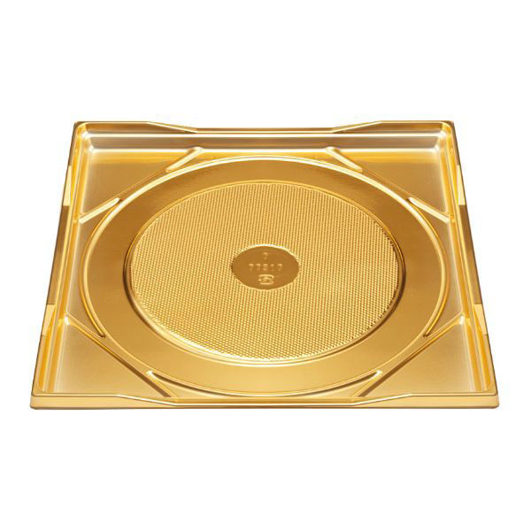 石渡 ケーキ箱 デコ箱用トレー カクデコトレー 4号 77358 1ケース(100個)（直送品）