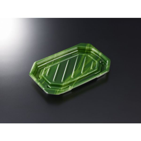 中央化学 軽食容器 TP デリグー 22-15 ベジ-GN 身 21030 1ケース(800個(50個×16))（直送品）