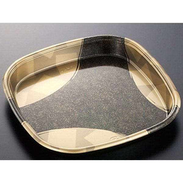 中央化学 寿司桶 DX 角桶 40 金砂目-BK 身 107060 1袋(10個)（直送品）