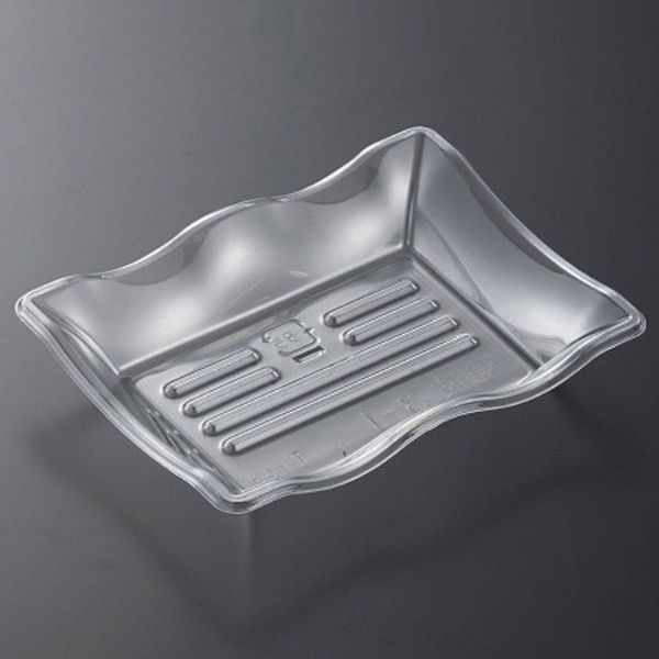 中央化学 透明トレー C-APG 磯波 3-1 身 249367 1ケース(1200個(50個（直送品）