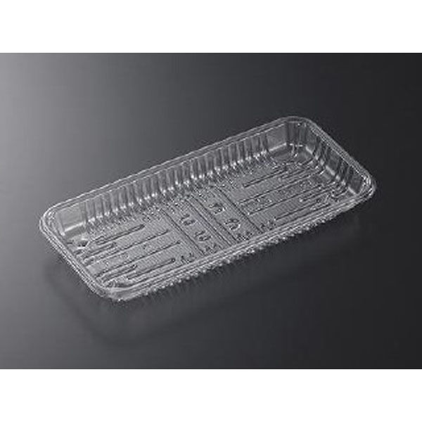 中央化学 透明トレー CSR・N25-12E O 8235 1袋(100個)（直送品）