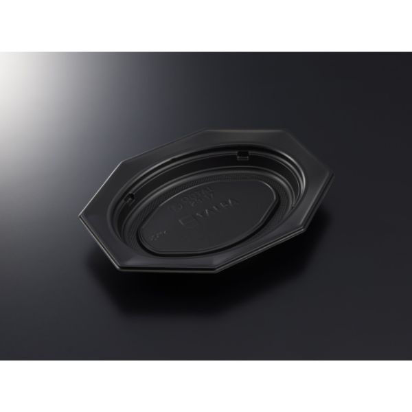 中央化学 軽食容器 TA オクタル 23-17 BK 身 15966 1袋(50個)（直送品）