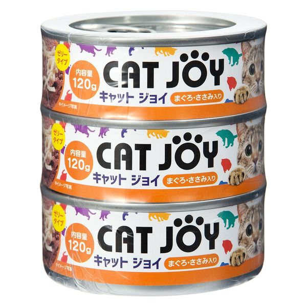 サンメイト CAT JOY まぐろ・ささみ入り 120g×3P 288915 1個（直送品）