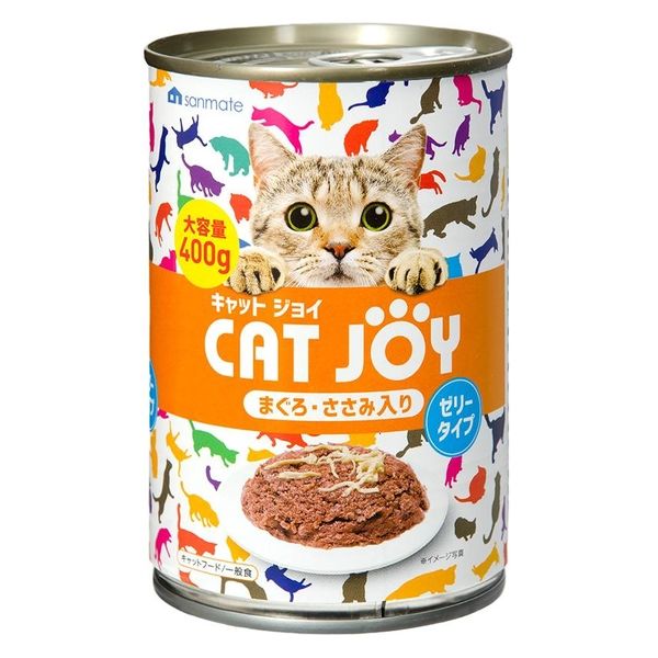 サンメイト CAT JOY まぐろ・ささみ入り 400g×24缶 296958 1個（直送品）