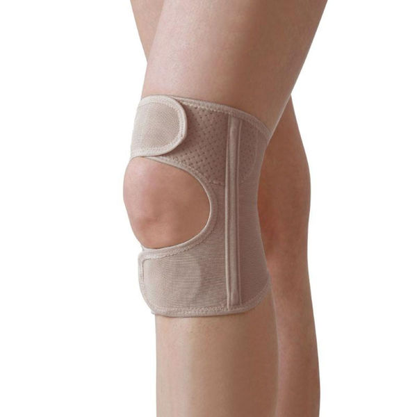金城商事 膝関節 膝サポーター 歩行補助 ベージュMーL 男女兼用 1枚入 dp00062 1個（直送品）