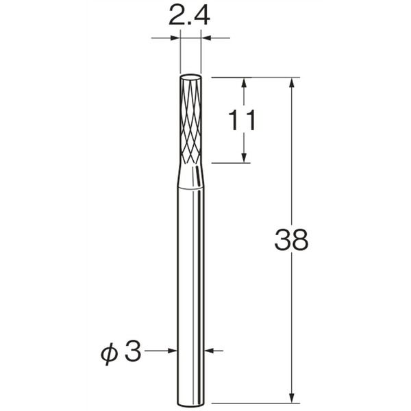 日本精密機械工作 チタンアルミナ超硬カッター K8006 1本（直送品）