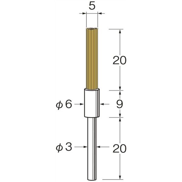 日本精密機械工作 クリストンブリッスル B9054 1本（直送品）