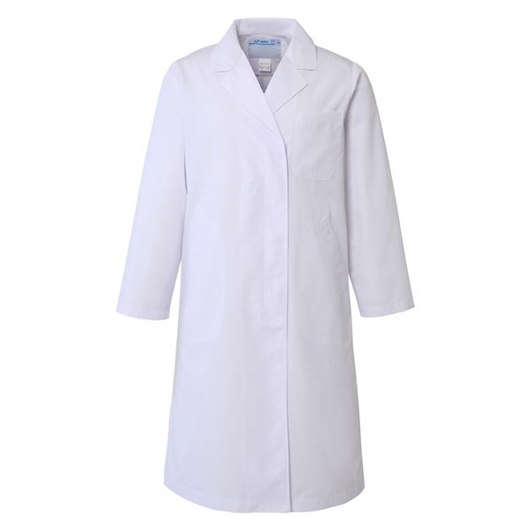アプロンアパレル レディス診察衣シングル型長袖(ホワイト)LLサイズ 120-30AP-LL 1枚（直送品）