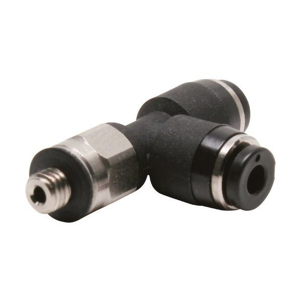 日本ピスコ ピスコ チューブフィッティングミニ ブランチティーチューブ1/8ネジM3色M PD180-M3M 1セット(10個)（直送品）