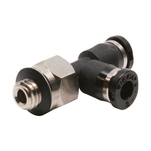 日本ピスコ ピスコ チューブフィッティングミニ ブランチティーチューブ3ネジM5色M PD3-M5M 1セット(10個) 809-5355（直送品）