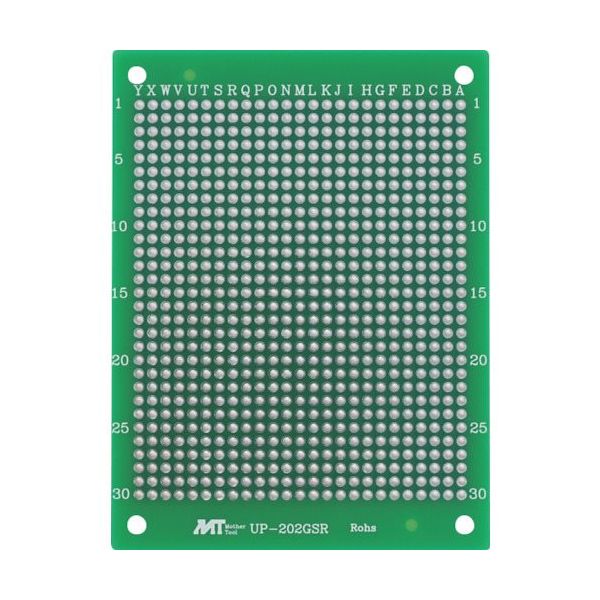 マザーツール ユニバーサル基盤 UP-202GSR 1セット(10個) 418-0085（直送品）