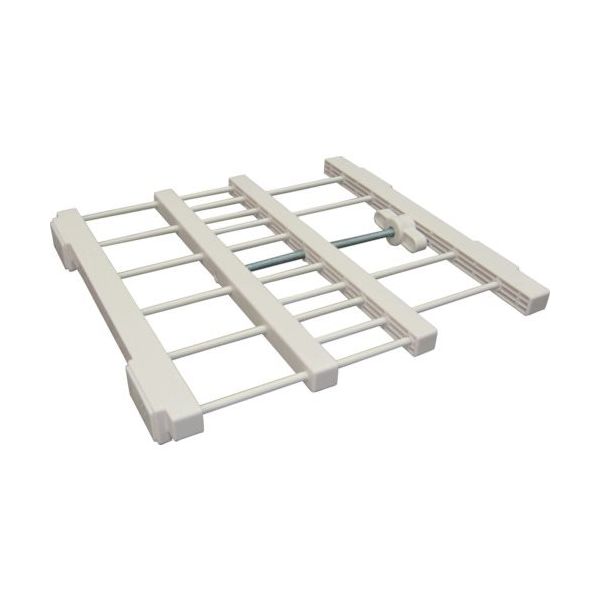 平安伸銅工業 突っ張りすき間棚 WーL 幅 19ー28cm 耐荷重 2kg SMR-23 1セット(20個) 408-9393（直送品）