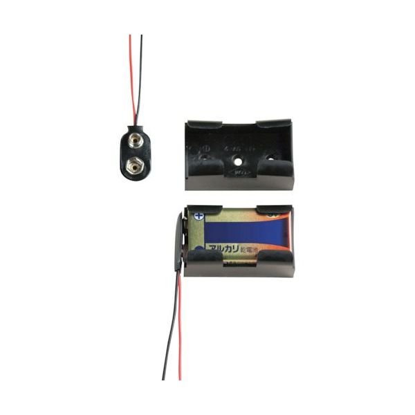 タカチ電機工業 タカチ 006P電池ホルダー BH-9V-2 1個 268-7785（直送品）
