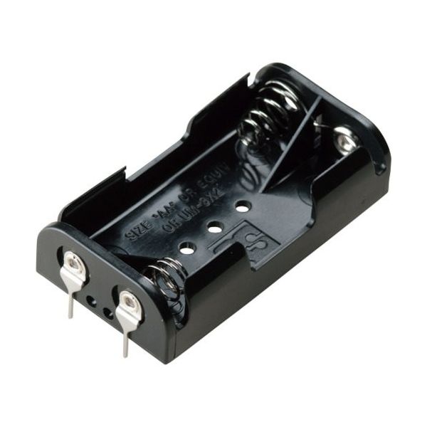 タカチ電機工業 タカチ ピン付電池ホルダー SN3-2PC 1個 268-8876（直送品）