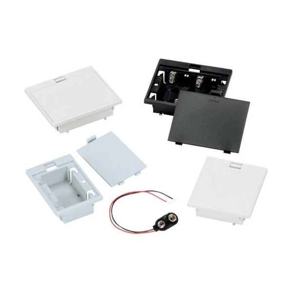 タカチ電機工業 タカチ 埋込電池ボックス LD-006PW 1個 268-5755（直送品）