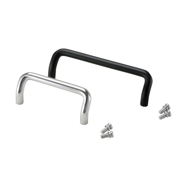 タカチ電機工業 タカチ 角度付アルミ丸棒取手 KH-70S 1袋(2本) 267-1623（直送品）