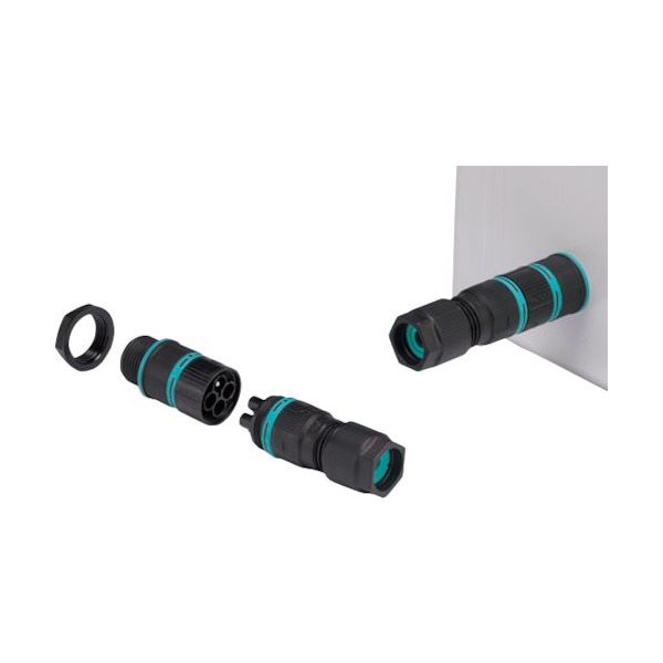 タカチ電機工業 タカチ UL認証 パネルマウント防水コネクタ THB387LE-5P-M20 1個 268-7253（直送品）