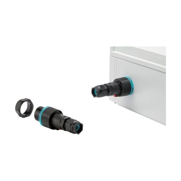 タカチ電機工業 タカチ パネルマウント防水コネクタ THB406-6P 1個 266-8429（直送品）