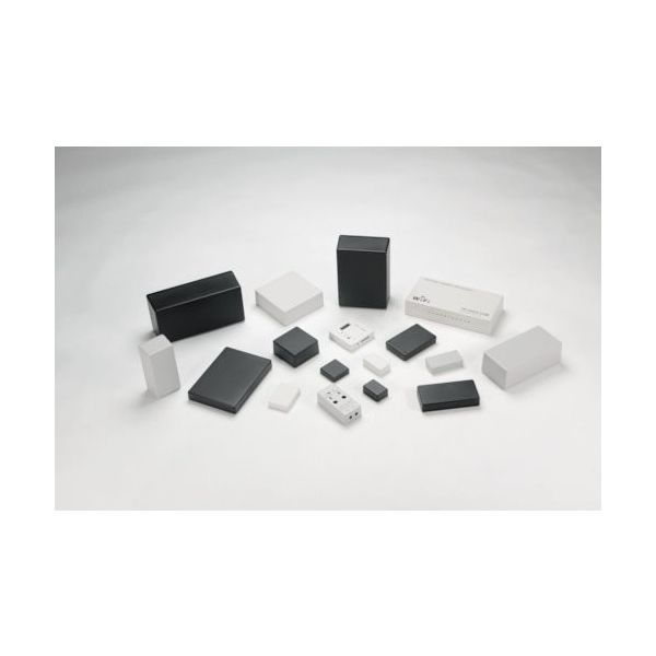 タカチ電機工業 タカチ ビス止め難燃性プラケース W70×H35×D105 オフホワイト TWN7-4-11W 1個 850-3537（直送品）