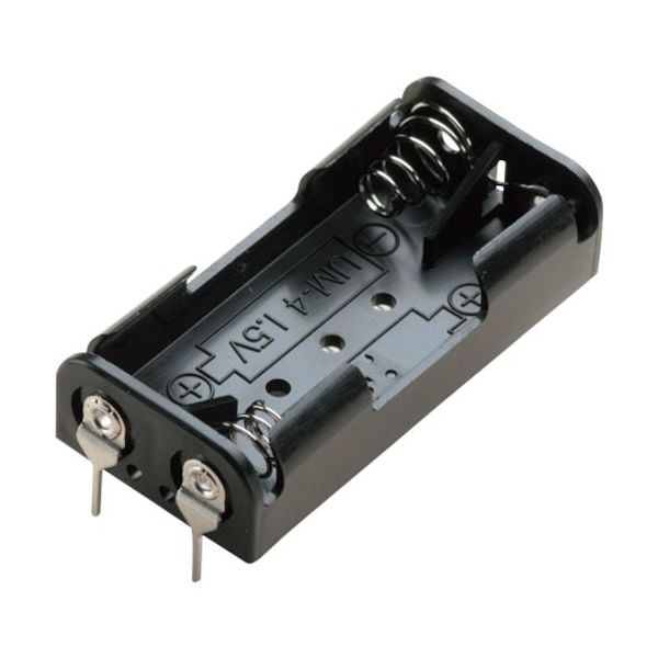 タカチ電機工業 タカチ ピン付電池ホルダー SN4-2PC 1個 268-7803（直送品）