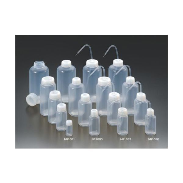 フロンケミカル フッ素樹脂(PFA)広口試薬瓶(中栓ナシ) 100cc NR1681-002 1個 735-5432（直送品）