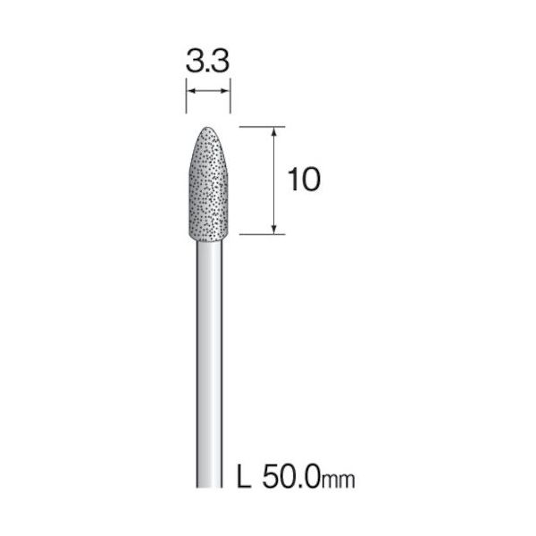 ミニター ミニモ 電着ダイヤモンドバー#140