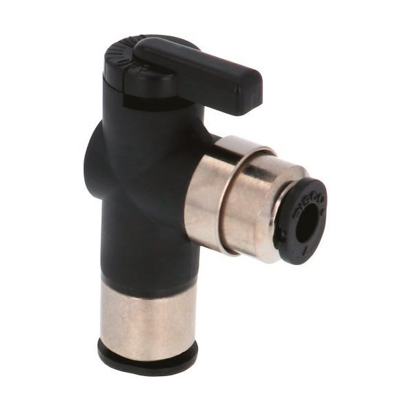 日本ピスコ ピスコ ボールバルブ 10シリーズ 違径ユニオンエルボ BVLG4-6 1個 818-1114（直送品）