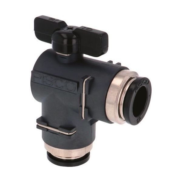 日本ピスコ ピスコ ボールバルブ 60シリーズ ユニオンエルボ BVLU60-1212 1個 818-1127（直送品）