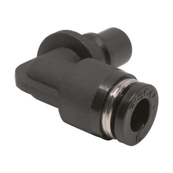 日本ピスコ ピスコ ライトカップリング 15シリーズ プラグ エルボワンタッチ継手タイプ CPP15L-6B 1個 809-5115（直送品）