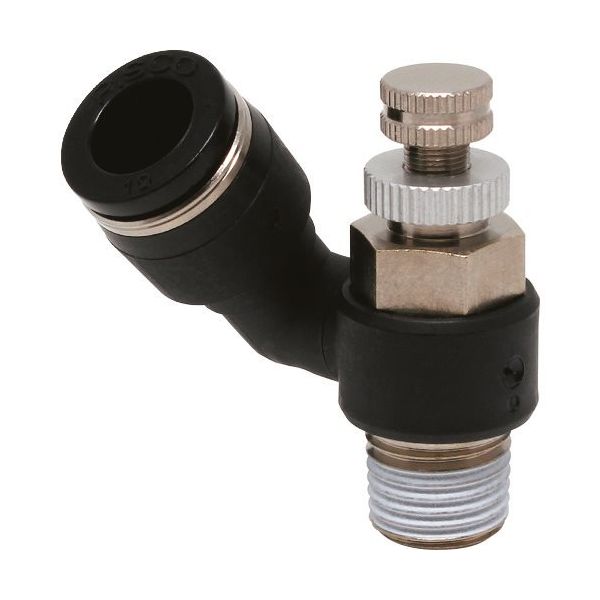 日本ピスコ ピスコ スロットルバルブ フリー チューブ10MMネジR1/4 JNS10-02 1個 809-5492（直送品）