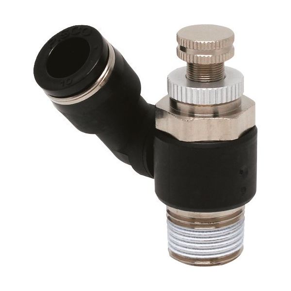 日本ピスコ ピスコ スロットルバルブ フリー チューブ10MMネジR3/8 JNS10-03 1個 809-5493（直送品）