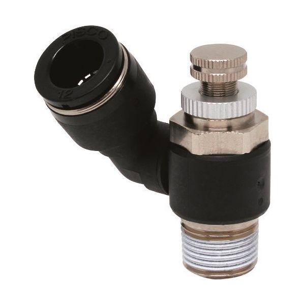 日本ピスコ ピスコ スロットルバルブ フリー チューブ12MMネジR3/8 JNS12-03 1個 809-5494（直送品）