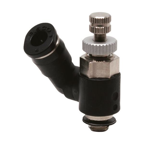 日本ピスコ ピスコ スロットルバルブ フリー チューブ4MMネジM5X08 JNS4-M5 1個 809-5497（直送品）