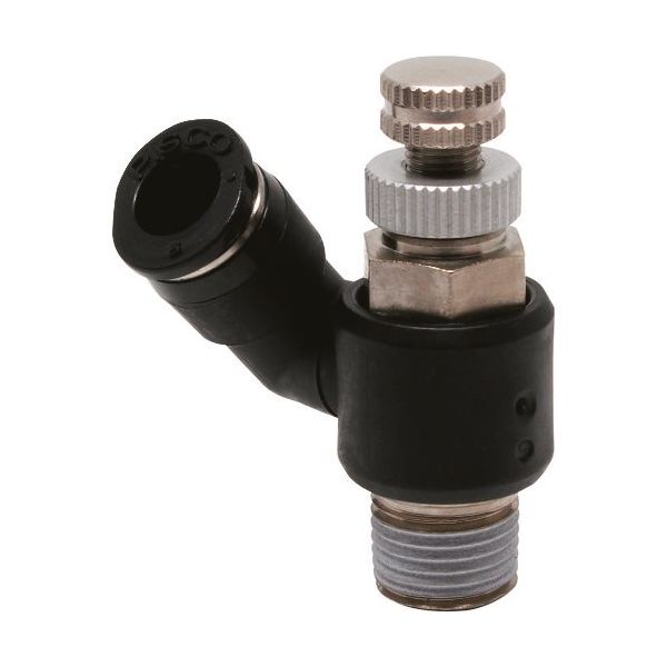 日本ピスコ ピスコ スロットルバルブ フリー チューブ6MMネジR1/8 JNS6-01 1個 809-5498（直送品）