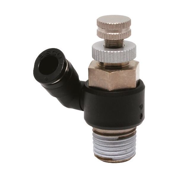 日本ピスコ ピスコ スロットルバルブ フリー チューブ6MMネジR1/4 JNS6-02 1個 809-5499（直送品）