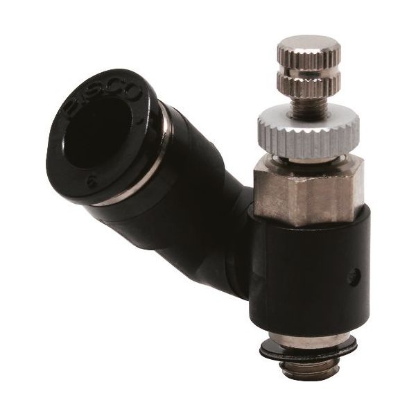 日本ピスコ ピスコ スロットルバルブ フリー チューブ6MMネジM5X08 JNS6-M5 1個 809-5500（直送品）