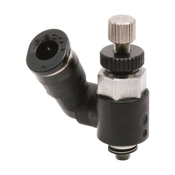 日本ピスコ ピスコ スピードコントローラ フリー メーターイン制御チューブ4ネジM3X05 JSS4-M3B 1個 809-5086（直送品）