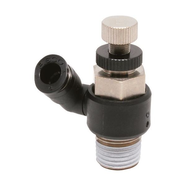 日本ピスコ ピスコ スピードコントローラ フリー メーターイン制御チューブ6ネジR1/4 JSS6-02B 1個 809-5091（直送品）