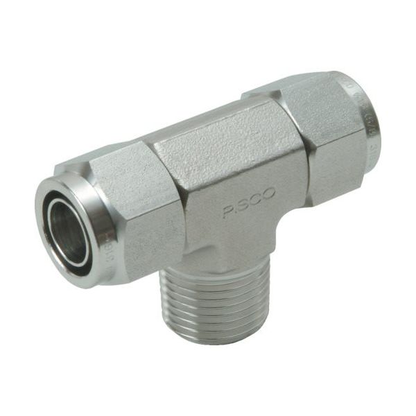 日本ピスコ ピスコ SUS316締付継手 ティーチューブ1210ねじR1/2 NSB1210-04 1個 818-1530（直送品）