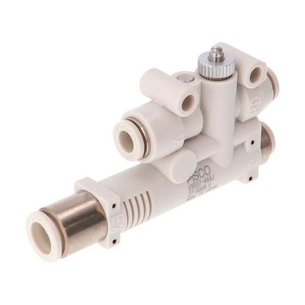 日本ピスコ ピスコ 真空発生器 破壊機能付 集中排気仕様ノズル07ポート4供給4廃棄4 VYE07-444J 1個 809-5936（直送品）