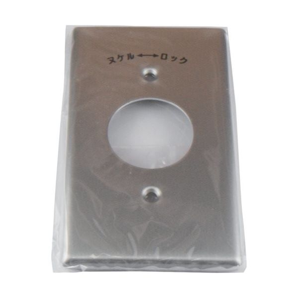 アメリカン電機 新金プレート 引掛小穴1ケ用 141A 1枚 850-1068（直送品）