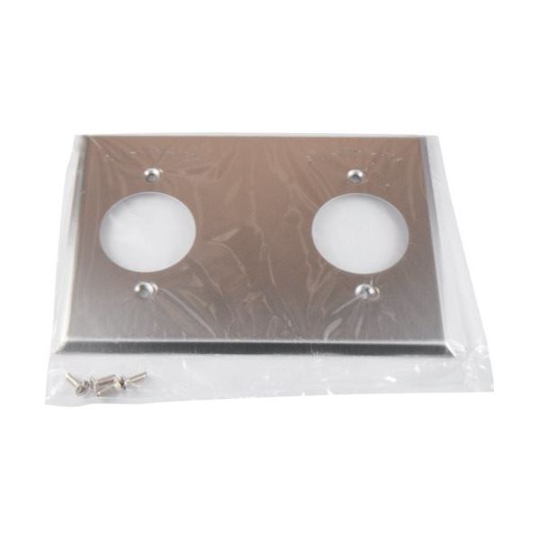 アメリカン電機 ステンレスプレート 引掛大穴+ブランク+大穴 161-2S 1枚 850-1072（直送品）