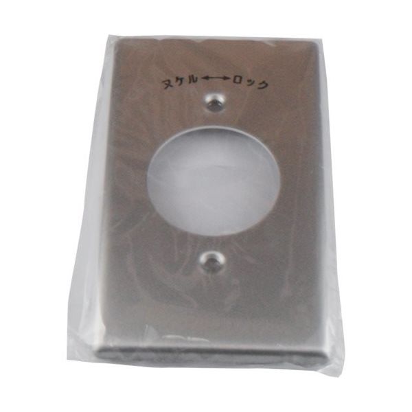 アメリカン電機 新金プレート 引掛大穴1ケ用 161A 1枚 850-1073（直送品）