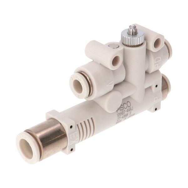 日本ピスコ ピスコ 真空発生器 破壊機能付 集中排気仕様ノズル07ポート4供給4廃棄4 VYH07-444J 1個 809-5952（直送品）