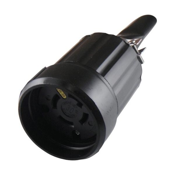アメリカン電機 引掛形 防水形コネクタボディ 接地3P30A250V 4324RW-L15 1個 850-1138（直送品）