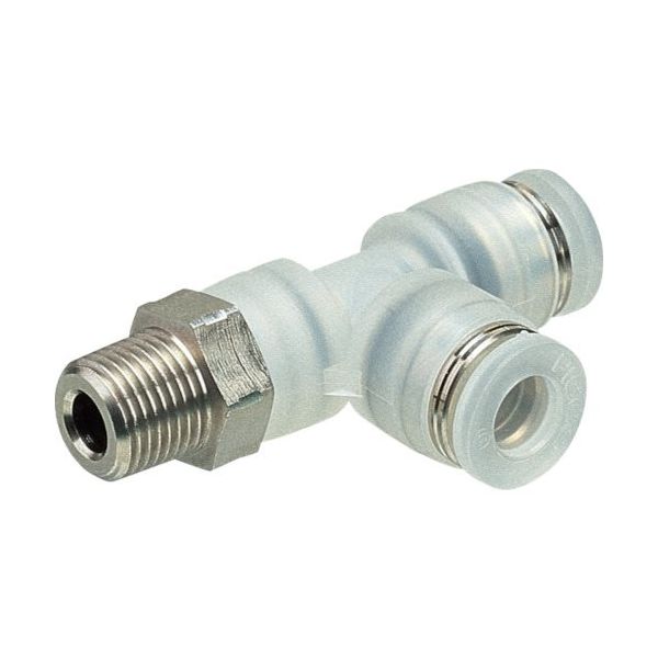 日本ピスコ ピスコ チューブフィッティングPP ブランチティーチューブ4ネジM3X05SUS PPD4-M3SUS 1個 818-1789（直送品）