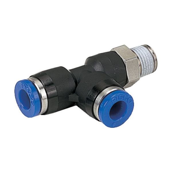 日本ピスコ ピスコ 耐腐蝕性SUS303相当継手 ブランチティーチューブ6ネジM6X1 SPD6-M6 1個 818-2083（直送品）