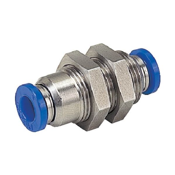 日本ピスコ ピスコ 耐腐蝕性SUS303相当継手 隔壁ユニオン SPM6 1個 818-2145（直送品）