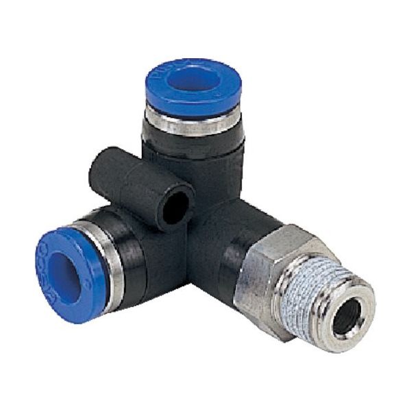 日本ピスコ ピスコ 耐腐蝕性SUS303相当継手 トリポッドエルボチューブ6ネジM6X1 SPVX6-M6 1個 818-2189（直送品）